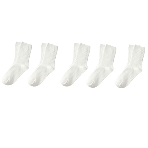 5 pares de calcetines deportivos para hombre, con tejido de punto acanalado transpirable para senderismo, tenis, uso casual, calcetines deportivos para hombre