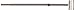 EasyBraid EBM8LB127 M Series Replacement Soldering Long Blade Tip, 22.10mm Tip Width, 9.00mm Tip Length, Red