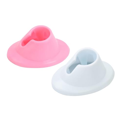 TEHAUX Soporte para Esmalte de Uñas de Silicona 4 Unidades y Rosa Bandeja para Gel de Uñas DIY Organizador Portátil para Salón y Uso Doméstico