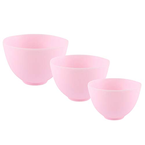 3 Piezas Tazones de Silicona para Mezcla Facial miniatura 1