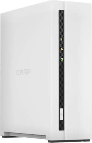 Image of QNAP TS-133-US 1 Bay Affordable Desktop NAS with ARM Cortex-A55 Quad-core Processor and 2 GB DDR4 RAM (Diskless)