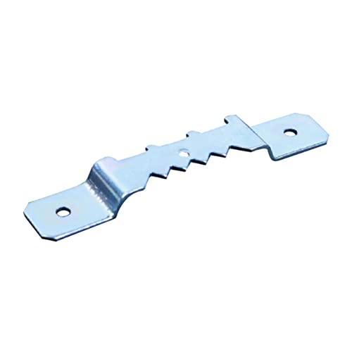 Image of DOITOOL 20 Pcs Kit Picture Frame Hook Picture Hanging Hardware Double Hole Metal Hook Easel Jagged Iron