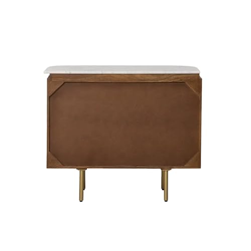 Image of The Attic 2 Door Carlston Sideboard,Multipurpose Cabinet for Kitchen and Living Room Storage,Classy Sideboard,Solid Mango Wood,Provential Teak Matte Finish