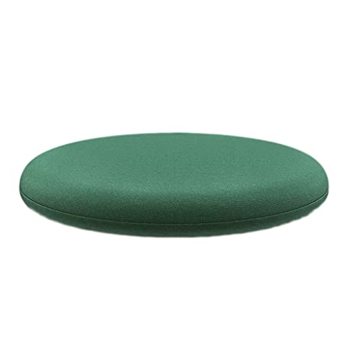 Coussin de chaise rond en mousse à mémoire de forme 50x50 grand coussin de sol épais vert foncé