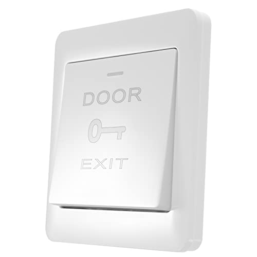 Uonlytech 2 Peças Interruptor De Painel Bot Botão De Saída De Porta De Plástico Interruptor De Liber