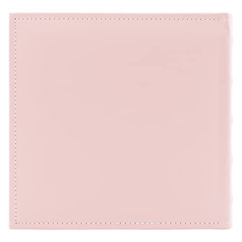 Golden State Art ,Photo Album Hold 200 4X6 Horizontal Pictures With Memo For Christmas,Weddings, Holidays, Engagements, Vacations, Family (2 Per Page, Faux Leather Cover, Coral Pink) #TOP5