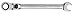 GEARWRENCH 5/8" 12 Point Flex Head Ratcheting Combination Wrench - 9710