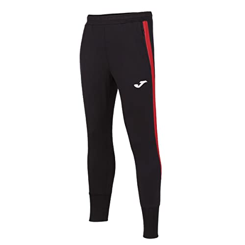 Joma Advance, Pantalón Deportivo Hombre, Negro-rojo, L