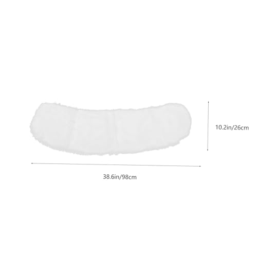 Girls Faux Fur Wrap Shawl Warm Decorative Winter Shawl for Little Girls Comfortable and for Cold Weather Ivory Height2