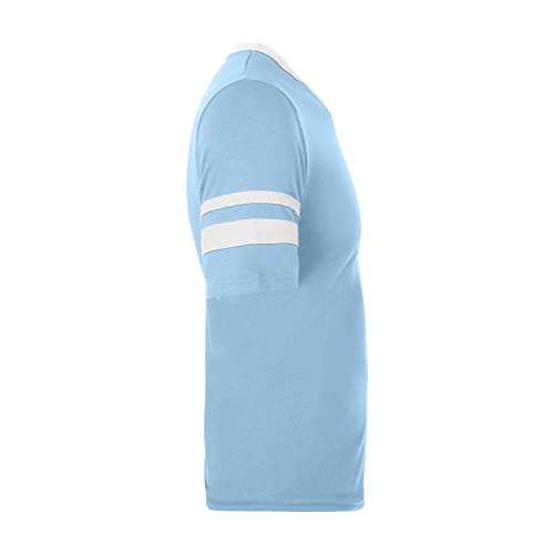 Augusta Sportswear Augusta Sleeve Stripe Jersey, Light Blue/White, Large miniatura 3