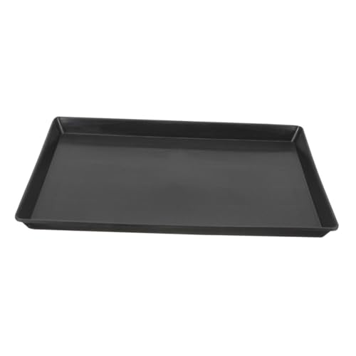 VICASKY Dog Crate Tray Replacement Leakproof Plastic Bottom Tray for Pet Cages Easy to Clean Design for Small Dogs Rabbits and Birds Black