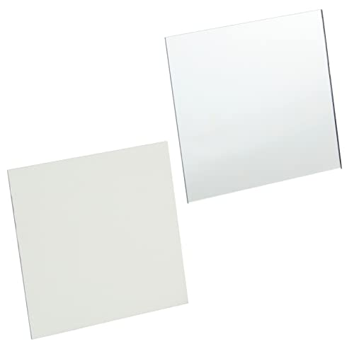 50 Pack Square Mirror Tiles, 3 Inches Small Glass Mirrors For Crafts, Diy Projects, Mosaics, Art Supplies, And Home Decor #TOP5