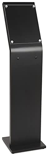 Displays2go Large Black Laminate Sign Stand For 8-1/2 x