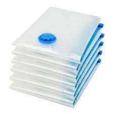 EasyToPack Vacuum Storage Bags Zip-Seal Reusable Storage Space Saving Bags 130cm x 100cm (6 pack)