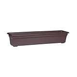 Countryside Flower Box Planter, Brown, 30-Inch