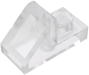 Gobricks GDS-832 Slope 45° 2x1 with 2/3 Cutout (Original Version) 50PCS Compatible with Lego 92946 15672 DIY Parts and MOC Components for Major Brick Brands Color:Trans Clear 40