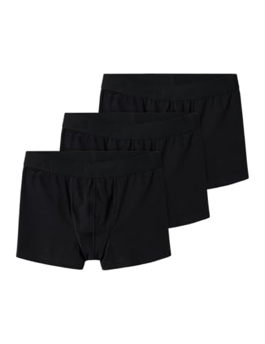 NAME IT NKMBOXER 3P Noos, Boxer a Pantaloncino Bambino, Black/Detail:Icon in Waistband,