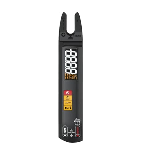 Pinza amperimétrica digital U1 U0 Multímetro digital recargable con corriente automática, voltaje, sin contacto, Hz y temperatura electrónica (kit U0) miniatura 1