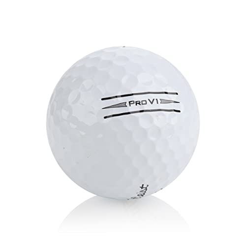 GOLF BALL COUNTRY Used Golf Balls for Titleist Pro V1 | Bulk Cheap 4A Quality - Good Condition Prov1s | Golf Gifts for Men | 24 Count