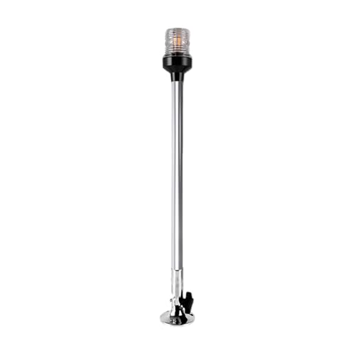 Lampe de navigation marine LED 12V avec mât en acier inoxydable pour bateau
