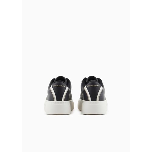 Armani Exchange Women's Solid Chunky Sole Sneaker2