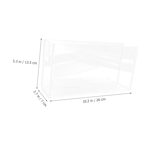 Boîte de présentation transparente en acrylique de qualité supérieure
