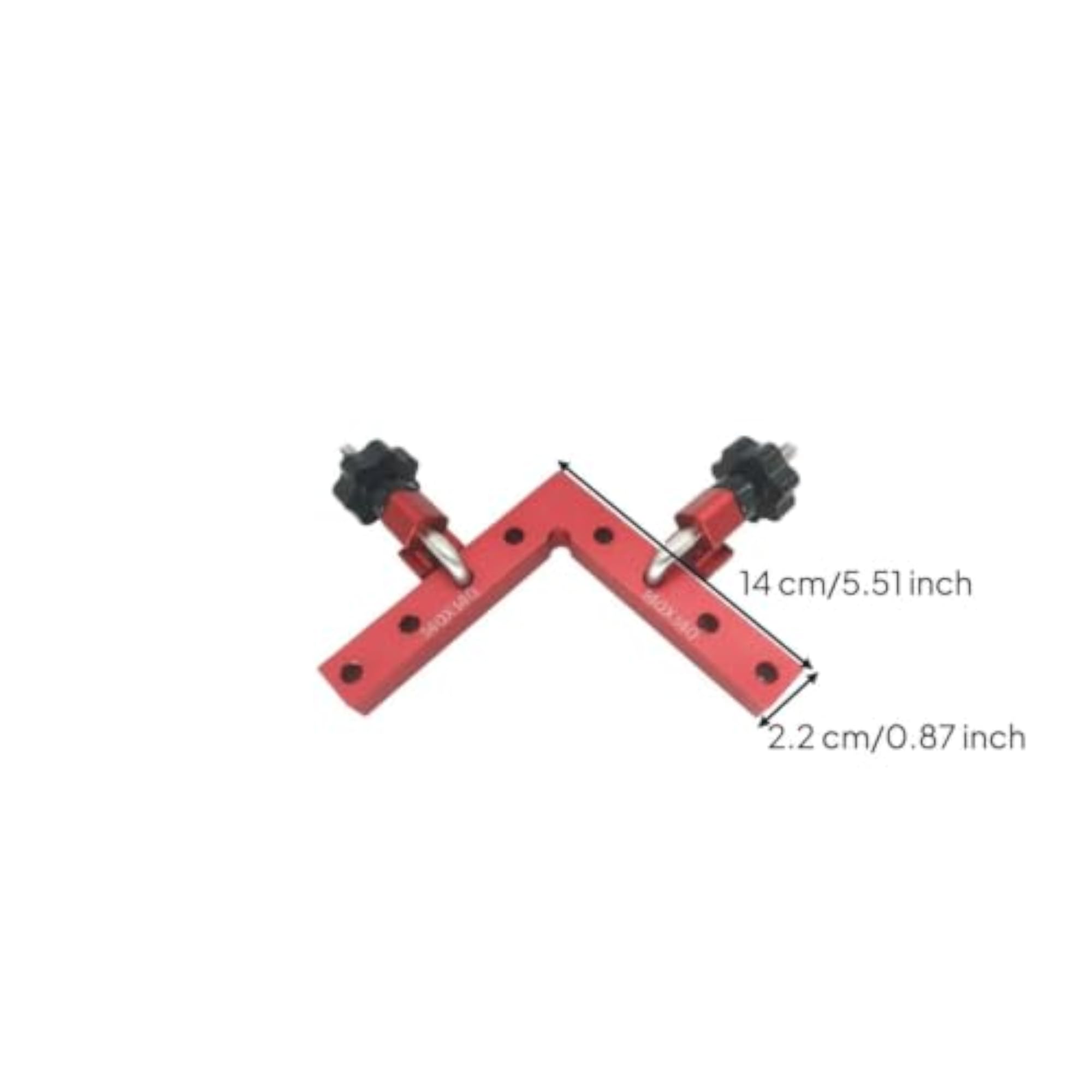 Metric and Imperial Scale Aluminum Alloy Angle Clamp
