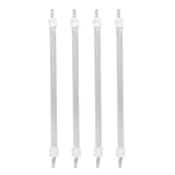 Milisten 4 Tubos calefactores para Calentadores eléctricos - Resistencia de Cuarzo Resistente a Altas temperaturas - Reemplazo de Estufa eléctrica para reuniones sociales