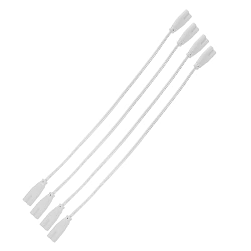 Ciieeo 4pcs Flexible Led Light Tube Connecting Wire Pin Cable Extension for Home Office Use