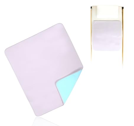 Ehucon洗える失禁用ベッドパッド - 防水・再利用可能な尿とりパッド(大人・子供・ペット兼用) - 4サイズ展開、超吸収、100%漏れ防止(ピンク色、72cm×72cm)