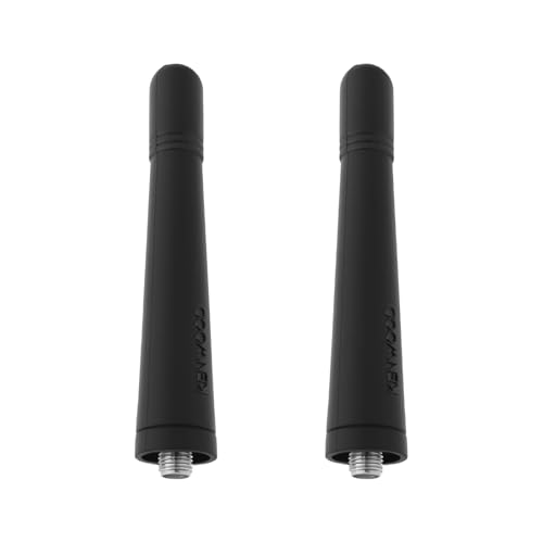 The Lord of the Tools 2PCS KRA-23 Walkie-Talkie Short Antenna Compatible with Kenwood TK-380 TK-390 TK-3140 400-470Mhz UHF 83.1x14.6mm