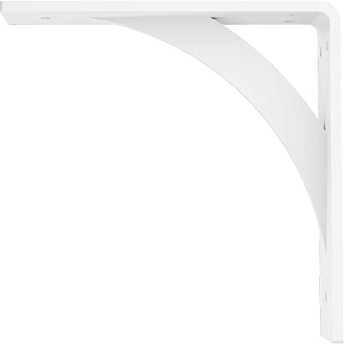 Ekena Millwork Bktmle Steel Bracket Legacy, 2"W X 8"D X 8"H, White Primer #TOP3