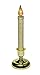 IMC Cape Cod Battery Operated LED Window Candle w/ Sensor, Brass, 9.5