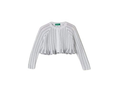 Çizgili Fırfırlı Lurex Hırka Hırka Kız çocuk