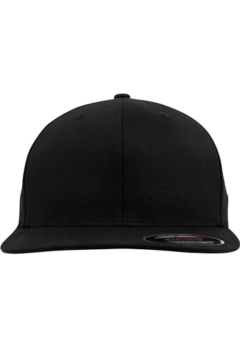 Flexfit Flat Visor Kappen, Schwarz, L/XL