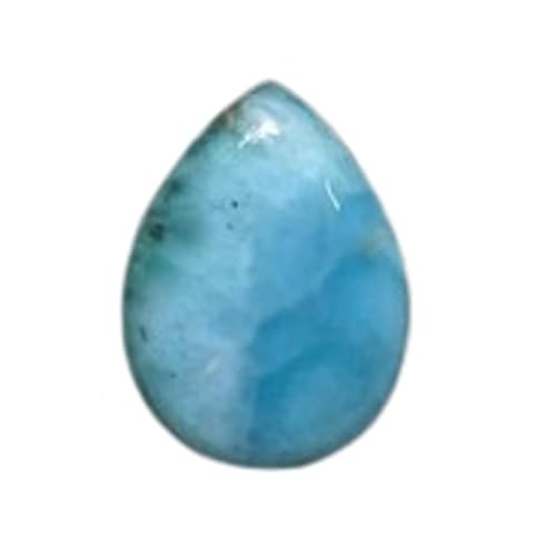 Larimar cabochon en vrac 15x11x3mm pierre naturelle de joaillerie pour bague