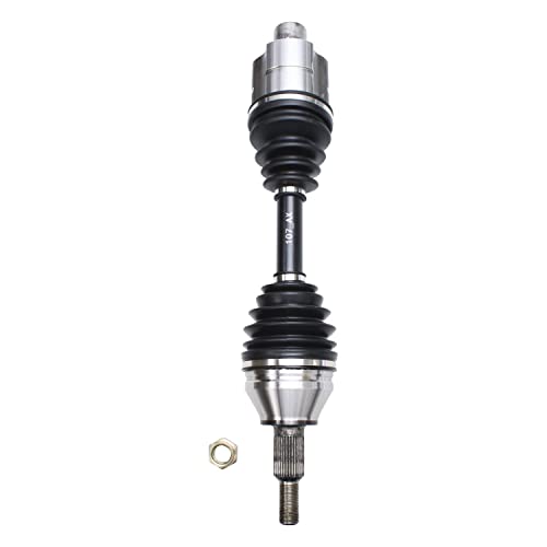 Image of Detroit Axle - 4WD Front 2pc CV Axle Kit for 02-05 Dodge Ram 1500, CV Axle Lower Ball Joint 2002 2003 2004 2005 Replacement