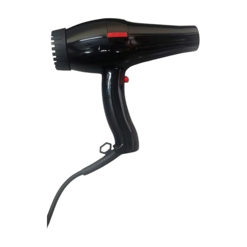 Image of SMS India V&G Salon Professional Hair Dryer 1800-2000 Watts 2 Setting Hair Dryer (Hot And Cold) 8811, Black