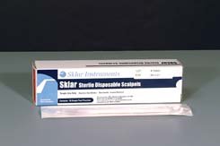 06-3120 - Disposable Scalpels, Sterile, Sklar - Blade No. : 20 - Pack of 10