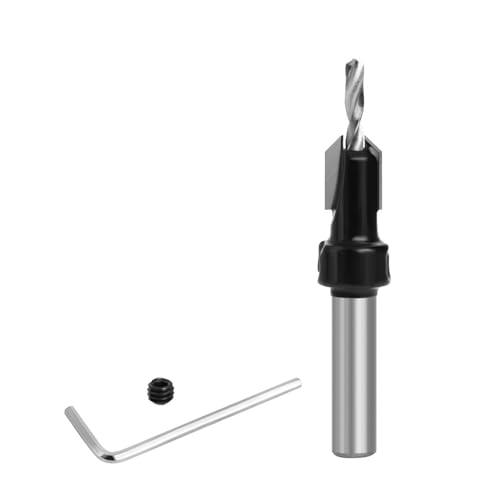 Broca avellanada de 8/10 mm, fresa de acero rápido, cortador de agujeros de metal, herramientas de perforación para carpintería, brocas avellanadas para trabajar la madera