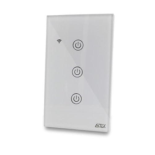 Interruptor Inteligente 3 Botão Touch Wifi Alexa Siri Google Automação Residencial