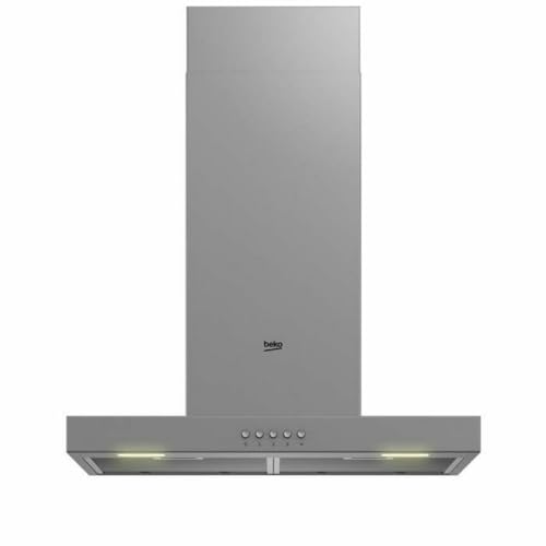 Hotte T-Invertida Beko BHCB61622BXH en inox de 60 cm avec classe B et filtres à charbon