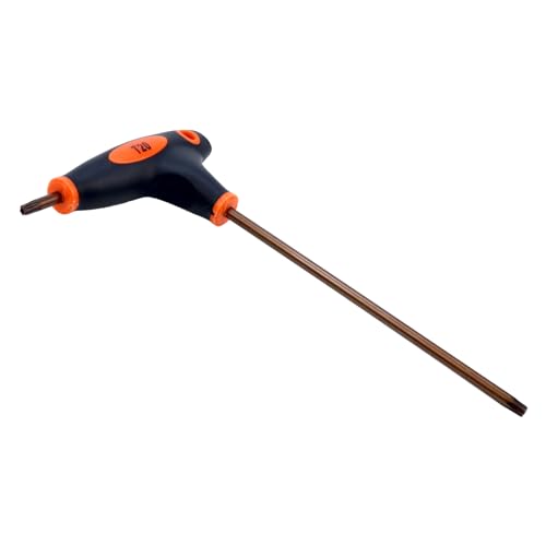 Image of Antrader T20 Torx Screwdriver,Anti Tamper Proof Torx Key,S2 Steel T-Handle Dual End Wrench-1Pcs