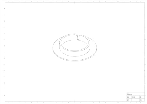 Image of StableTop Stabilizer Base (Black) for Philips Hue Signe Gradient Floor Lamp, 3D Printed, Carpet Support