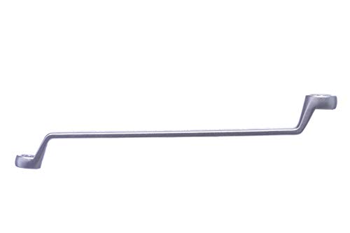 KING TONY 19701417 Alloy Steel 75 Degrees Deep Ring Offset Wrench, 14 mm x 17 mm Size, 260 mm Length, Pack of 6 - Image 4