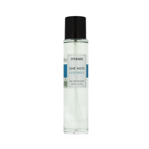 Flor de Mayo - One Note Coconut - Fragancia Monogotas con Aroma a Coco - Colonia Larga Duración - Perfume Ideal para Viaje, Regalo, Bolso, Neceser - 100ml