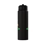 Banana Football Player Fruit Sport Cute Banana Soccer Player Stainless Steel Insulated Water Bottle