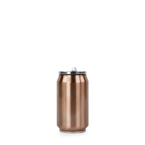 YOKO DESIGN 1515 Insulated Can, Stainless Steel, Copper Colour, 14 cm, Coloris Cuivre, 280 ml
