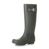 AJVANI womens ladies rubber festival waterproof wellington rain boots wellies size 6 39