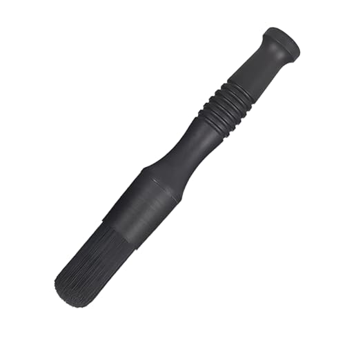 UHANBUT Car Parts Washer Brush Bullet Head Parts Cleaning Brush for Cleaning Car Interior Exterior Engine Parts Wheel Bearing Boats Household Grime (Black)